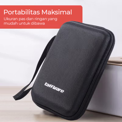 Taffware Kotak Penyimpanan Hard Disk HDD Protective EVA Case 2.5 Inch - C6961 - Black — gambar 3