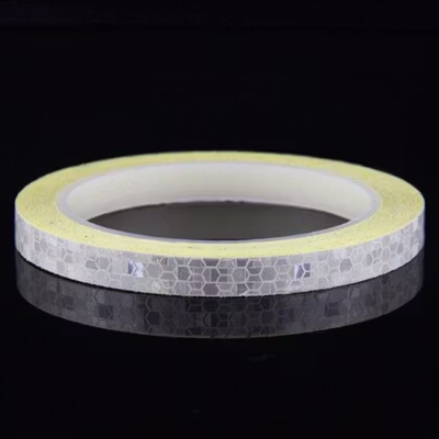 DUUTI Stiker Sepeda Reflective Tape Adhesive MTB Bike 8Mx1cm - MT800 - White — gambar 3