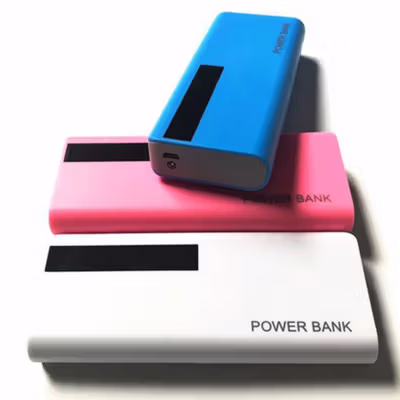 Rovtop Power Bank DIY Case Flashlight Dual USB Port 5 PCS 18650 - PB-01 - White — gambar 3