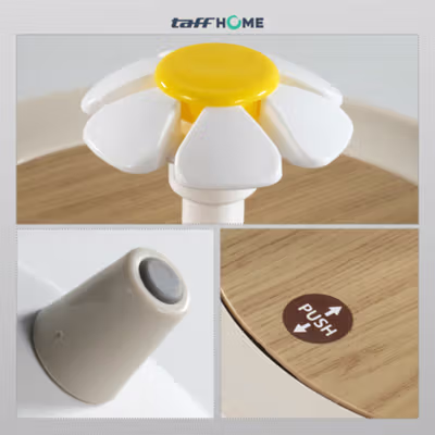 TaffHOME FEIDASH Tempat Minum Anjing Kucing Fountain Dispenser 2L - G3370 - White — gambar 3