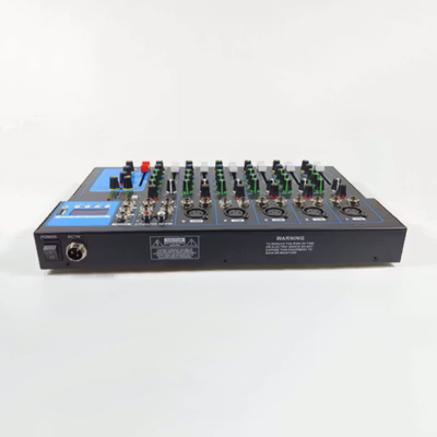 LEORY Professional Live Audio Mixer Karaoke DJ 7 Channel - L7 - Black — gambar 3