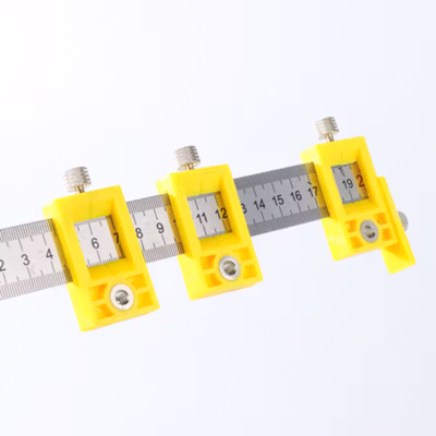 Alloet Penggaris Alat Ukur Bor Woodworking Drilling Aid Tool - M138 - Yellow — gambar 3