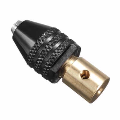 Xzante Adapter Mata Bor Drill Chuck Extension Three Jaw Head 0.3-3.5mm - 503803 - Black Gold — gambar 3