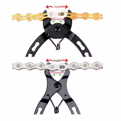 TOOPRE Alat Reparasi Rantai Sepeda Chain Repair Tool Quick Release TP305 - Black — gambar 3