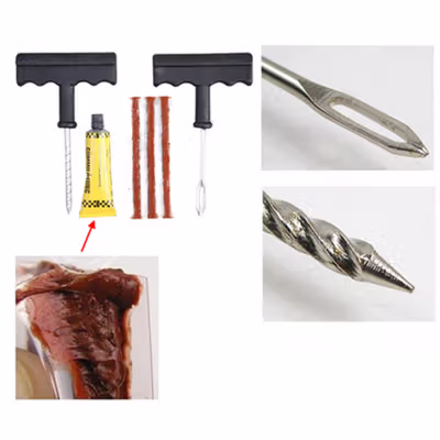 OTOHEROES Peralatan Tambal Ban Mobil Sepeda Motor Tubeless - KBTB02 - No Color — gambar 3