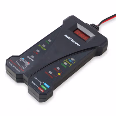 Taffware Tester Baterai Digital Voltmeter Analyzer 12V - CNBJ-805 - Black — gambar 3