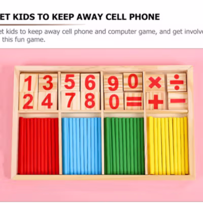 Mainan Edukasi Anak Puzzle 3D Intelligence Stick Math - No Color — gambar 3