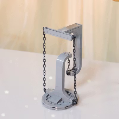 OLOEY Mainan Puzzle Tensegrity Sculptures Anti Gravity Blocks - O31 - Silver — gambar 3