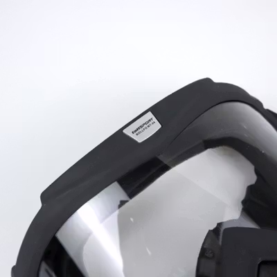 TaffSPORT BOLLFO Kacamata Goggles Mask Motor Retro Windproof - MT-04 - Black/Transparant — gambar 3