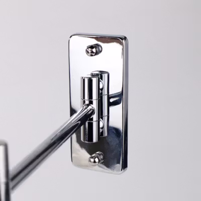 ORZ Cermin Dinding Make Up Double Side 2x Magnifying Mirror - 1064 - Silver — gambar 3