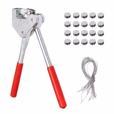 Chearw Set Tang Segel Sealing Plier with Lead Sealing and Wire - CW01 - Red — gambar 3