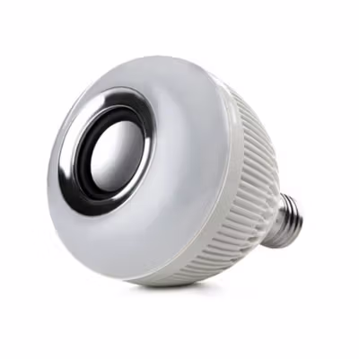 Bohlam LED RGB E27 6W with Bluetooth Speaker - WJ-L2 - White — gambar 3