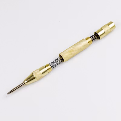 Taffware Automatic Center Punch Penanda Titik Bor - Golden — gambar 3