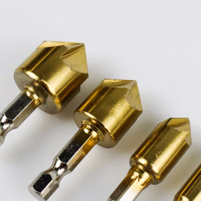 Taffware Mata Bor Drill Bit Countersink HSS 6-19mm 6 PCS - BT3 - Golden — gambar 3