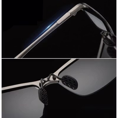 GIAUSA Kacamata Photochromic Polarized Sunglasses UV400 - G3043 - Black — gambar 3