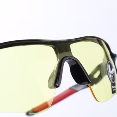 OULAIOU Kacamata Sepeda Lensa Mercury - OL-009 - Black/Yellow — gambar 3