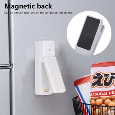 TaffHOME Alat Perekat Plastik Portable Heat Sealer USB Rechargeable - LK-702 - White — gambar 3