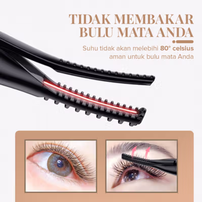 Dckloer Pelentik Bulu Mata Elektrik USB Rechargeable - ZB-0205 - Black — gambar 3