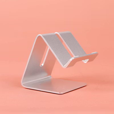 TaffSTUDIO Stand Aluminium Untuk Smartphone - S2 - Silver — gambar 3