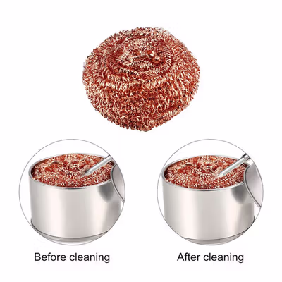 GOOGZON Pembersih Timah Tip Solder Desoldering Iron Mesh - JZQ-588B - Silver — gambar 3