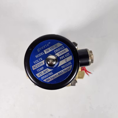 Geerte Water Solenoid Valve Normally Closed High 2 Inch - 2W-500-50 - Black — gambar 3