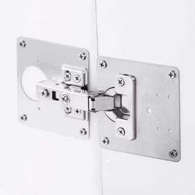 LOYOCA Hinge Pintu Repair Cabinet Furniture Drawer Door - CD302 - Silver — gambar 3