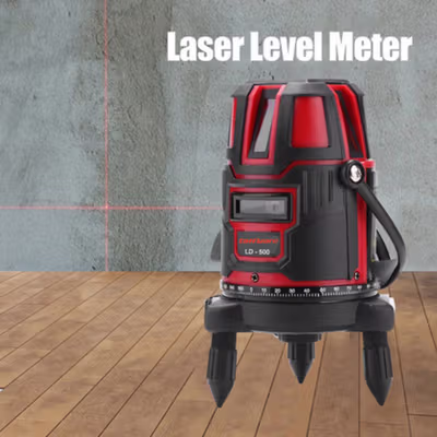 Taffware Mesin Self Leveling 5 Line Laser Red Beam Infrared 4D - LD-500 - Red — gambar 3