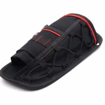 ESPLB Tas Pinggang Perkakas Drill Holster Tool Bag Sarung Bor Kanvas - GJ0199 - Black — gambar 3