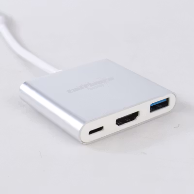 Taffware USB Type C 3.1 to USB 3.0 HDMI USB Type C - HPQ1034 - Silver — gambar 3