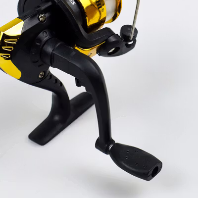 YUMOSHI Reel Pancing Spinning Fishing Reel 5.2:1 200 - JL200 - Golden — gambar 3
