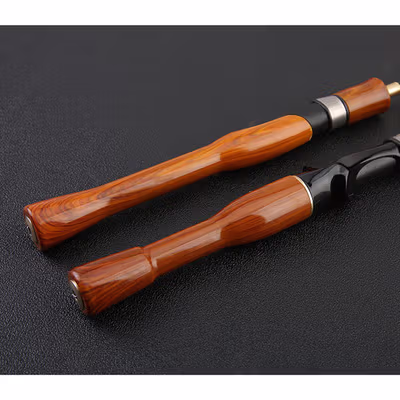 TaffSPORT Joran Pancing Spinning Carbon Fiber 2 Section 1.68M - KB300 - Brown — gambar 3