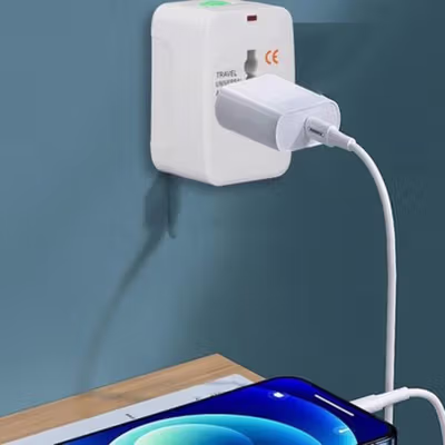 USBO Universal Travel Adaptor Colokan Charger Adapter 13A - 931L - White — gambar 3