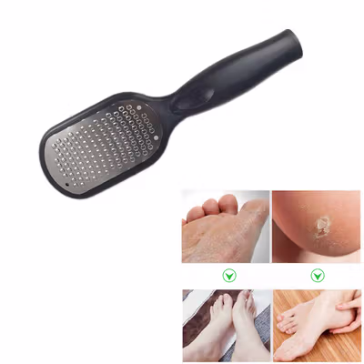 MayBeau Alat Perawatan Kaki Manicure Pedicure Foot Care Scrubber - MB08 - Black — gambar 3