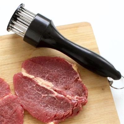 Fleischzartmacher Alat Penghalus Daging Steak Tenderizer Beef Needle - SKP245 - Black — gambar 3