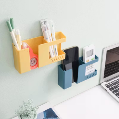 BLINGIRD Holder Rak Tempel Mini Organizer Storage Box - WD58 - Blue — gambar 3