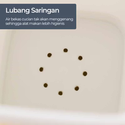 TaffHOME Rak Organizer Dapur Tempat Sendok Garpu 3 Gelas - LL251 - White — gambar 3