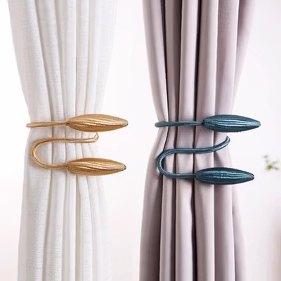 Arbitrary Tali Pengikat Tirai Gorden Tiebacks Curtain Clip 1 PCS - A65 - Silver — gambar 3