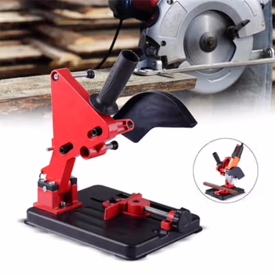 ALLSOME Angle Grinder Stand Bracket Holder Support - TZ-6103 - Red — gambar 3