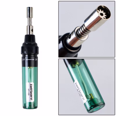 Taffware Solder Gas Butane Portable Iron Pen - MT-100 - Black — gambar 3