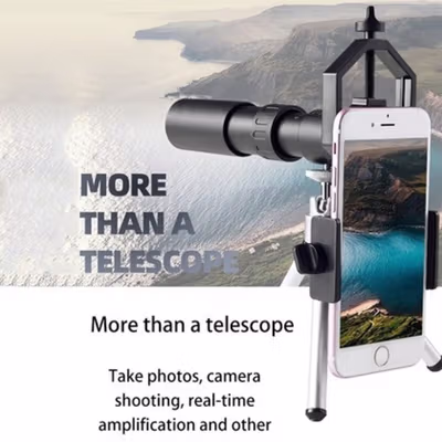 TTVXO Monocular Zoom Telescope 10-300x40 - FBA44 - Black — gambar 3