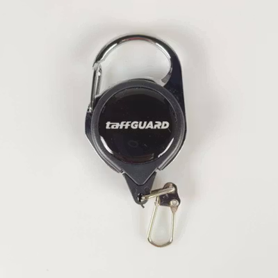 Taffware Gantungan Kunci Retractable Carabiner - SN42 - Black — gambar 3
