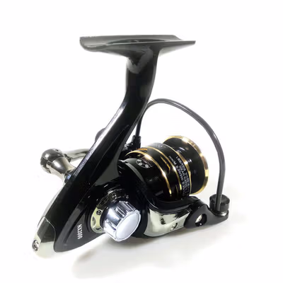 TaffSPORT Reel Pancing Spinning Fishing Reel 5.2:1 2000 - NX2000 - Black — gambar 3