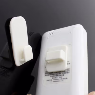 TCMAKE Rak Gantungan Hook Wall Hanger Organizer Adhesive 2 Pasang - TC1141 - White — gambar 3