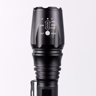 TaffLED Senter LED Flashlight Cree XM-L T6 3800 Lumens - E27 - Black — gambar 3