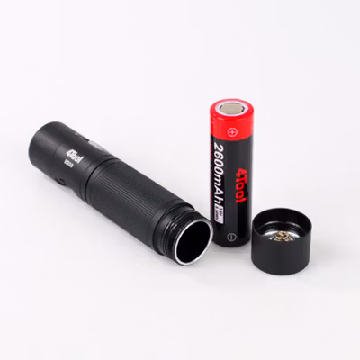 4Tool Senter LED Flashlight Rechargeable Waterproof IPX7 400 Lumens - ED10 - Black — gambar 3
