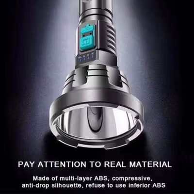 Pocketman Senter LED CREE XPE Rechargeable Waterproof IPX6 500 Lumens - L-826 - Black — gambar 3