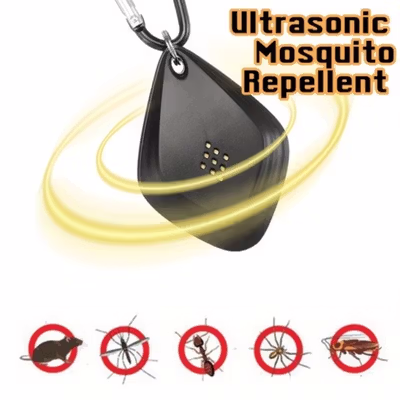 BCause Pembasmi Nyamuk Ultrasonic Portable Mosquito Repeller - 777 - Black — gambar 3