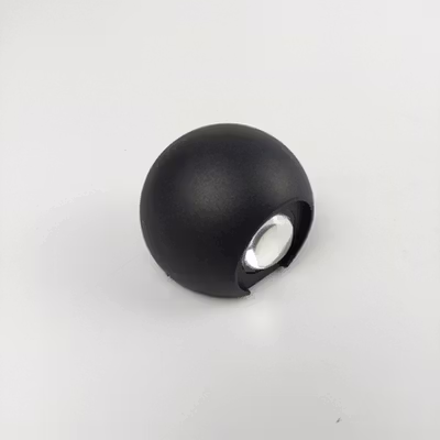 Winlams Lampu Dinding Hias Outdoor Minimalis Waterproof Warm White 6W - WD080 - Black — gambar 3