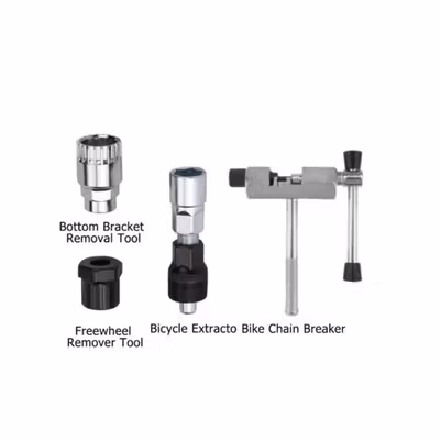 TaffSPORT 4in1 Perlengkapan Reparasi Rantai Sepeda Chain Socket Tool - BT2919 - Silver — gambar 3