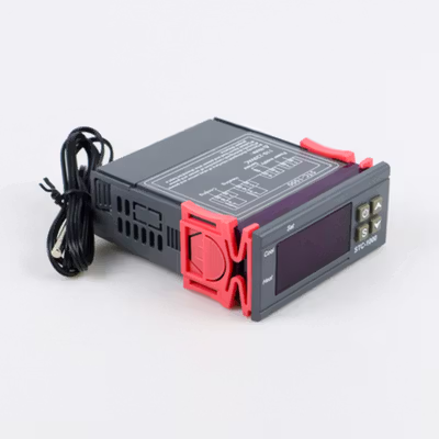 Aquarium Digital Thermostat Temperature Controller Sensor Multifungsi - STC-1000 - Black — gambar 3
